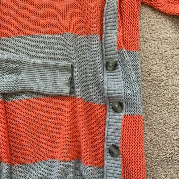 Garage Orange and Grey Cardigan - Picture 4 of 4